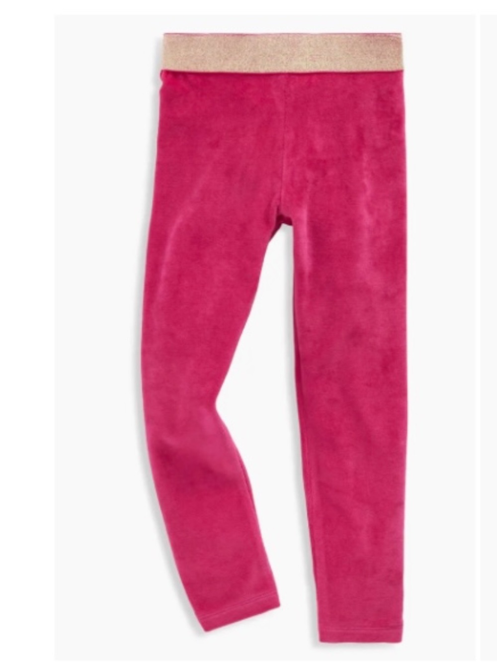 Mini Boden Velvet Pink Leggings